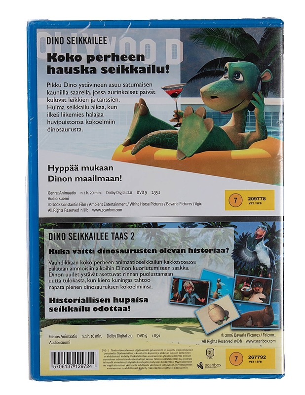 Dino seikkailee (2 elokuvaa) - DVD - DVD-elokuvat - 10105570162 - 1