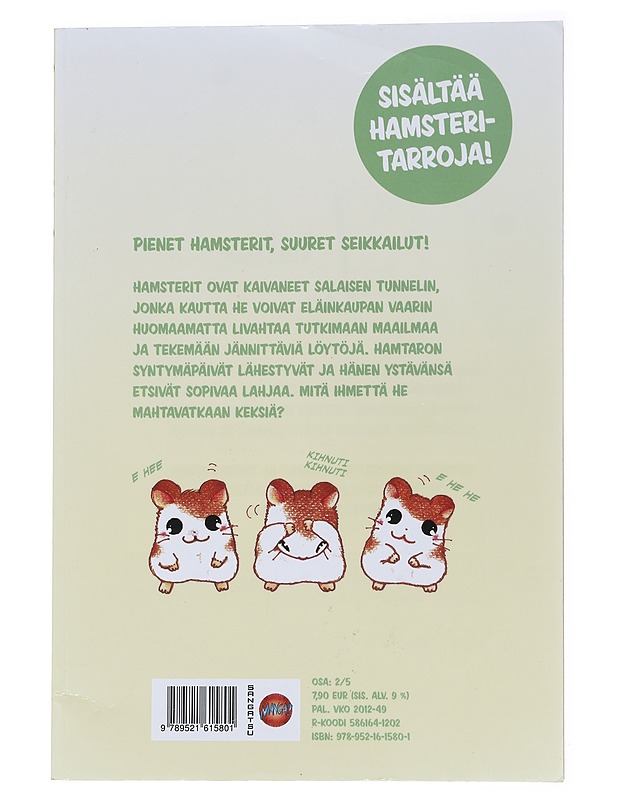 Hamtaro ja ystävät: pienet hamsterit, suuret seikkailut! 2 - Kawai, Ritsuko - Sarjakuvat - 10105570169 - 1