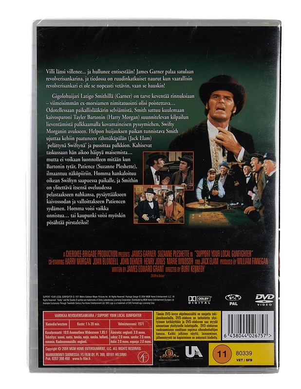 Varokaa revolverisankaria - DVD - DVD-elokuvat - 10105570170 - 0