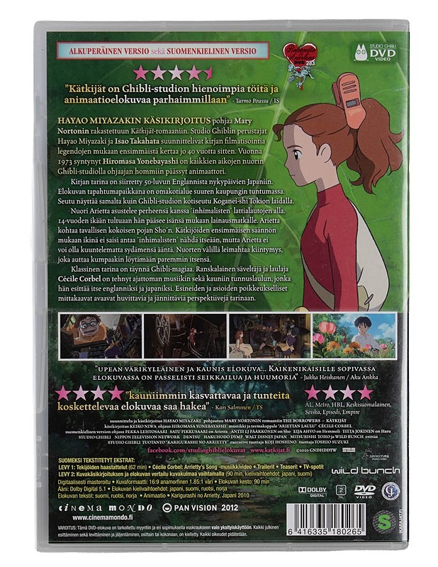 Kätkijät - DVD - DVD-elokuvat - 10105570186 - 1