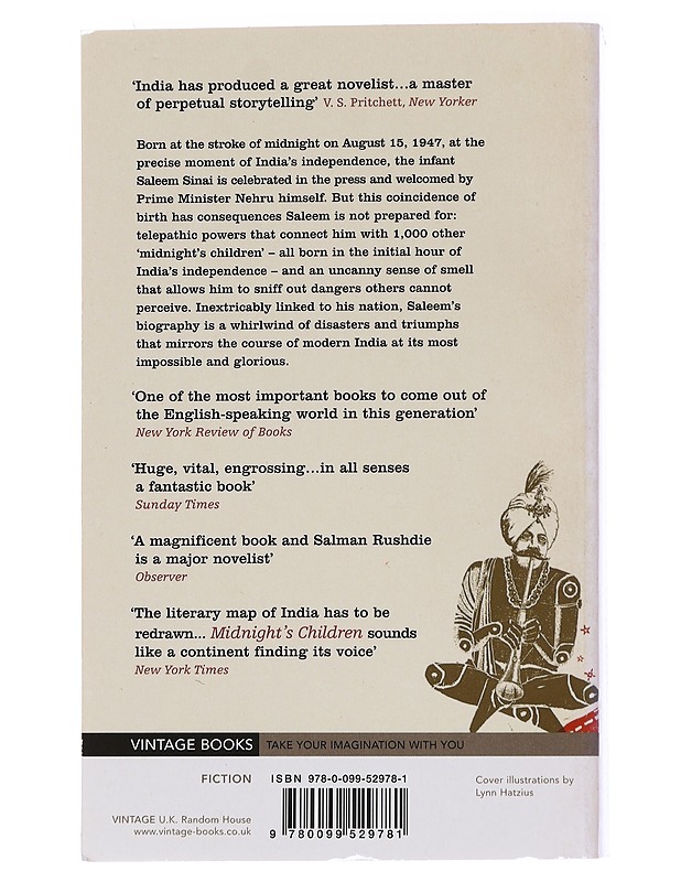 Midnight's children -Salman Rushdie - Romaanit ja novellit - 10105570193 - 1