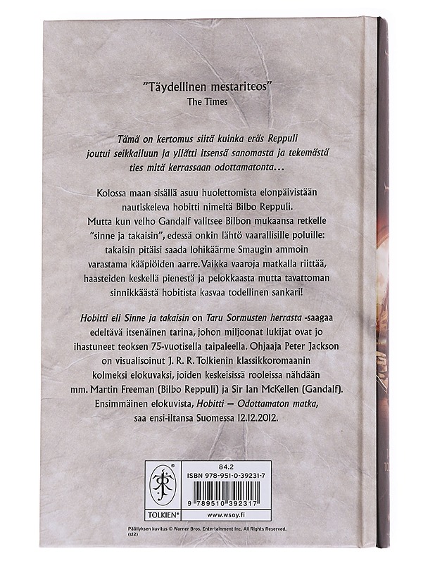 Hobitti, eli Sinne ja takaisin - Tolkien, J. R. R. - Fantasia- ja scifi - 10105570209 - 1