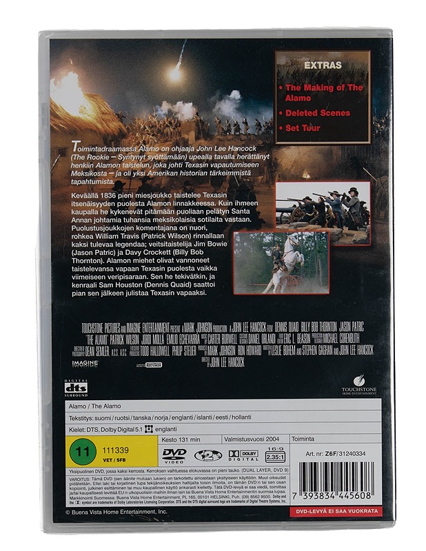 Alamo - DVD - DVD-elokuvat - 10105570211 - 1