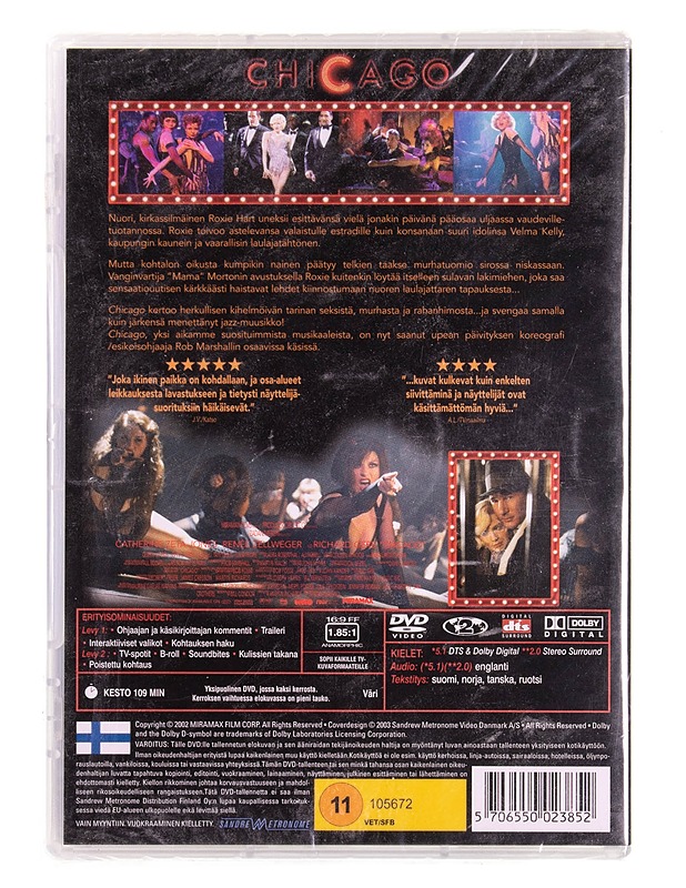 Chicago - DVD - DVD-elokuvat - 10105570212 - 1
