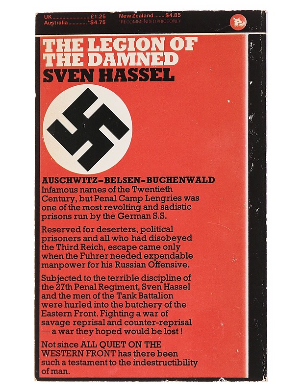 The legion of the damned -  Sven Hassel - Historiakirjat - 10105570222 - 1
