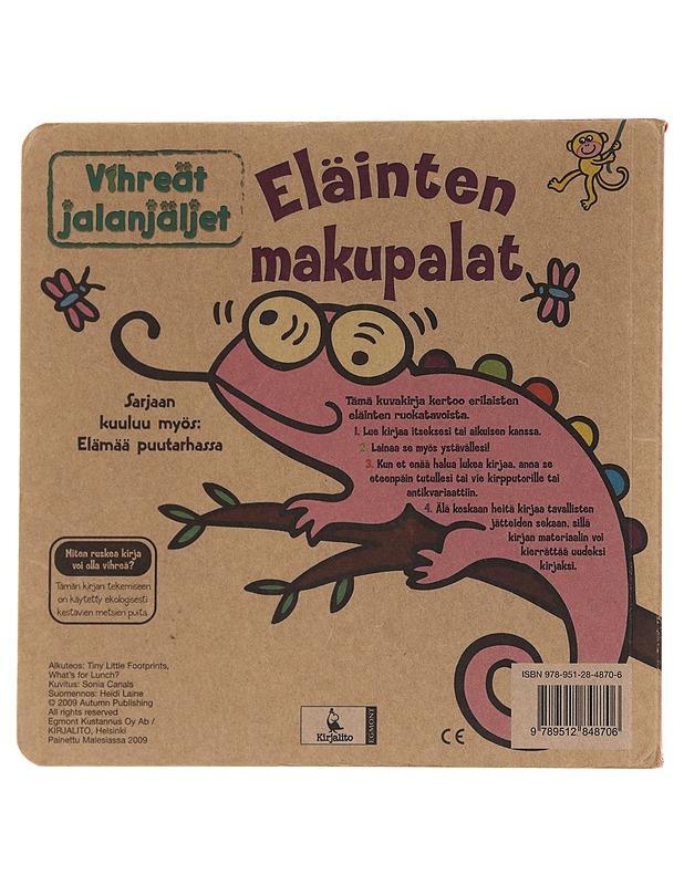 Eläinten makupalat - Canals, Sonia - Lastenkirjat - 10105570227 - 1