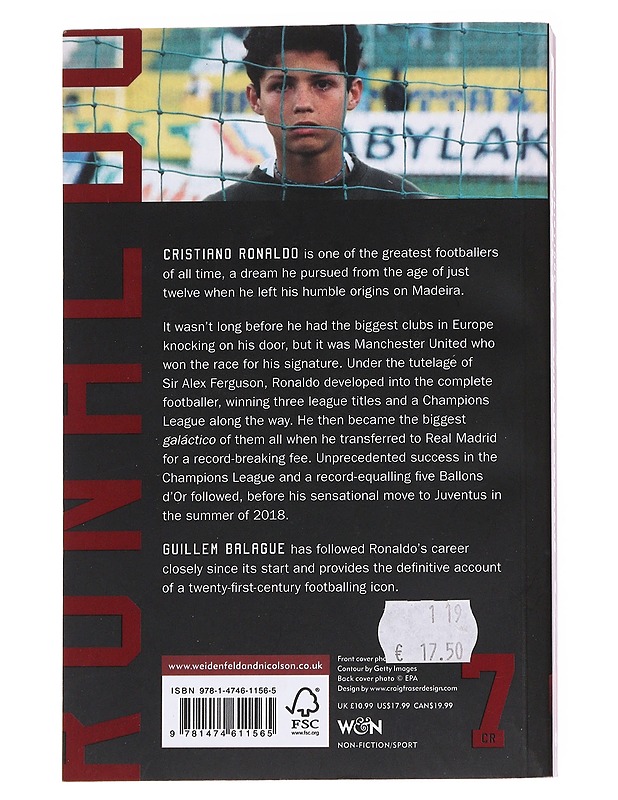 Cristiano Ronaldo / the biography - Guillem Balague - Elämäkerrat ja muistelmat - 10105570229 - 1