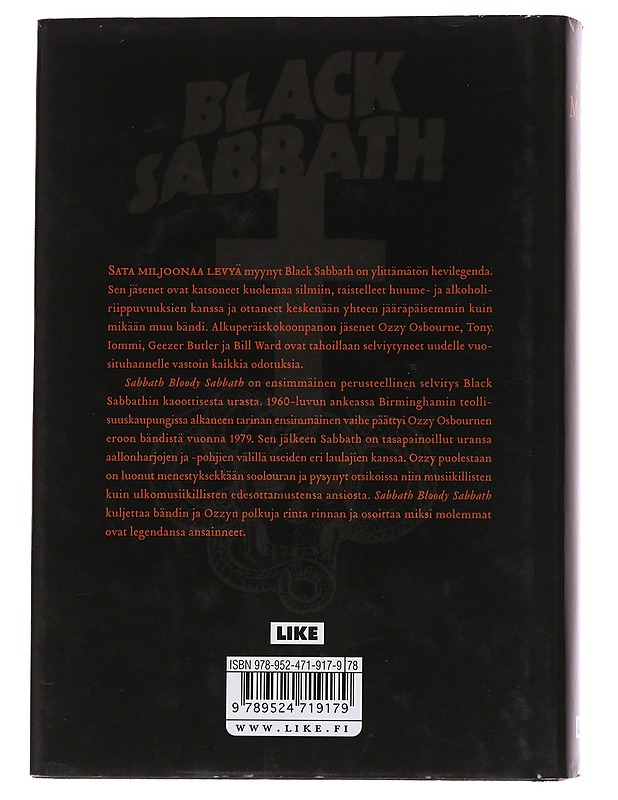 Sabbath bloody sabbath - McIver, Joel - Elämäkerrat ja muistelmat - 10105570237 - 1