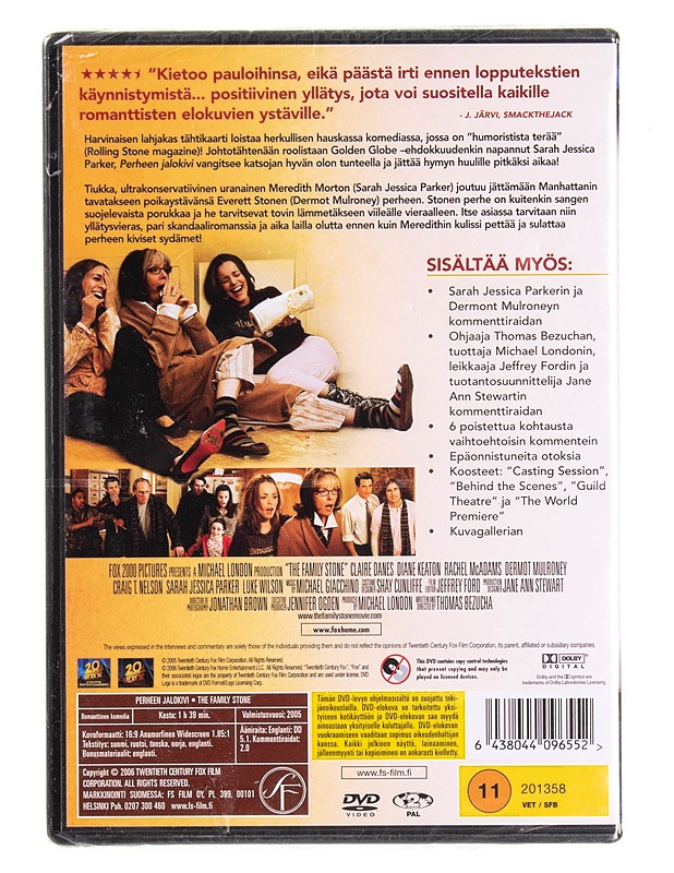 Perheen jalokivi - DVD - DVD-elokuvat - 10105570260 - 1