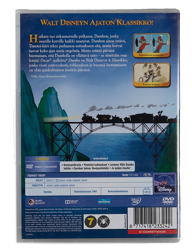 Dumbo - DVD - DVD-elokuvat - 10105570265 - 1