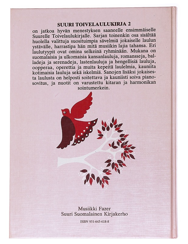 Suuri toivelaulukirja 2 - Vuoristo, Aapeli - Harrastekirjat - 10105570276 - 1