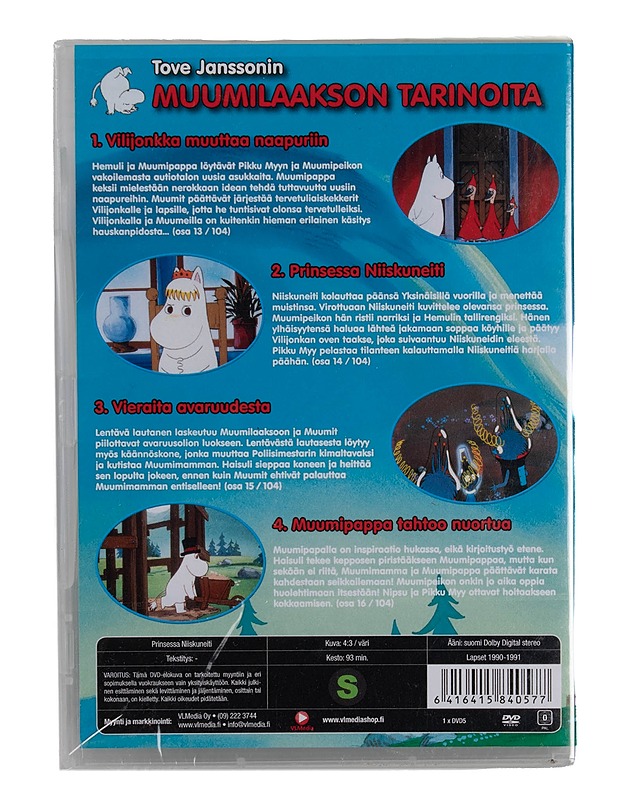 Muumi: prinsessa Niiskuneiti - DVD - DVD-elokuvat - 10105570283 - 1