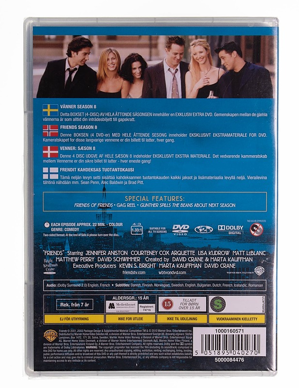 Frendit (8 kausi) - DVD - DVD-elokuvat - 10105570332 - 1