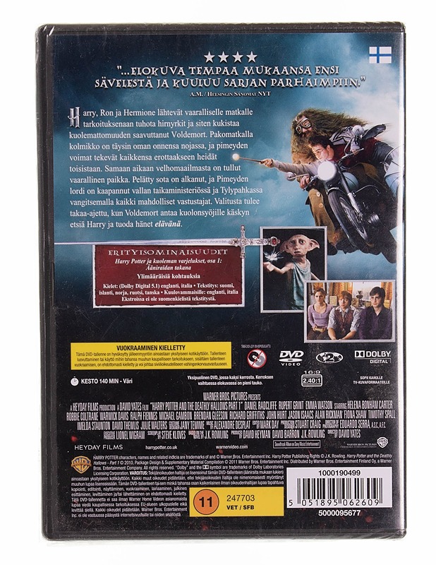 Harry Potter ja kuoleman varjelukset, osa 1 - DVD - DVD-elokuvat - 10105570338 - 1