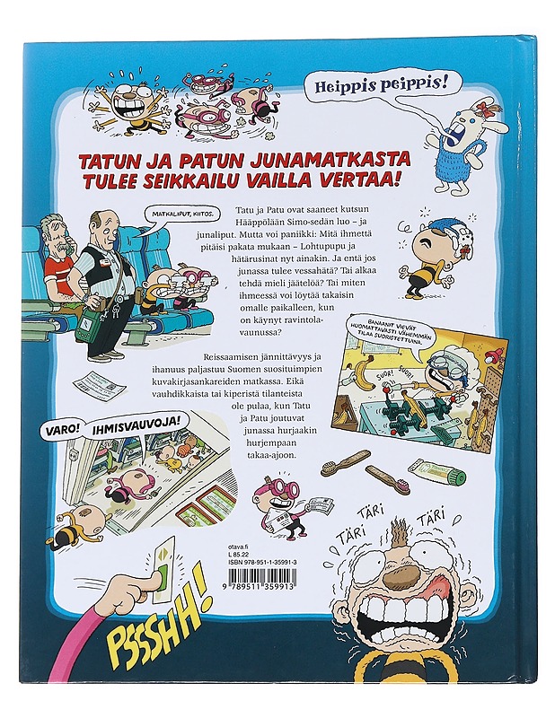 Tatu ja Patu / kovaa menoa kiskoilla - Havukainen, Aino - Lastenkirjat - 10105570352 - 1