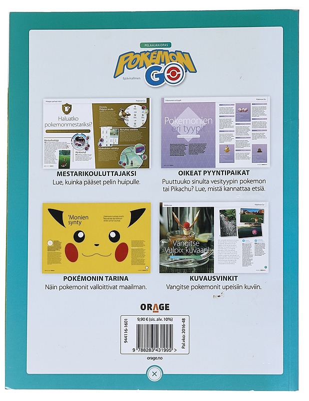 Pokémon Go : pelaajan opas - Lucas, Daniella - Lastenkirjat - 10105570367 - 1