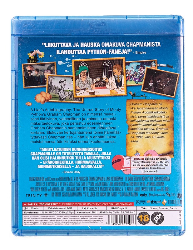 A liar's autobiography - Blu-ray - Blu-ray-levyt - 10105570385 - 1