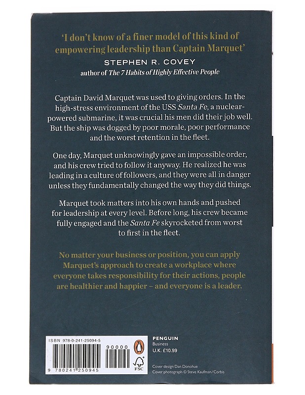 Turn the ship around! : a true story of turning followers into leaders - L. David Marquet - Romaanit ja novellit - 10105570438 - 1