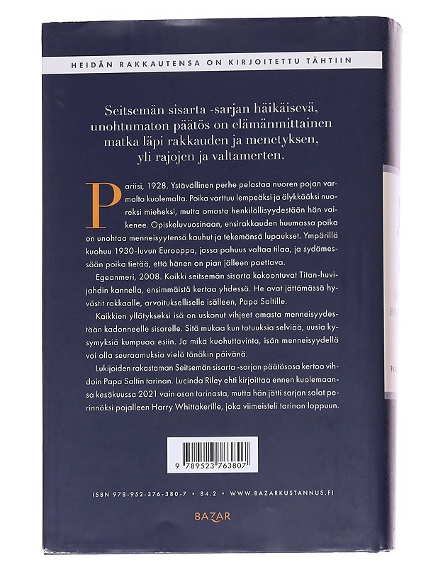 Atlas, Papa Saltin tarina - Riley, Lucinda - Romaanit ja novellit - 10105570447 - 1