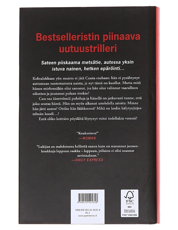 Romahduspiste - Paris, B. A. - Romaanit ja novellit - 10105570476 - 1