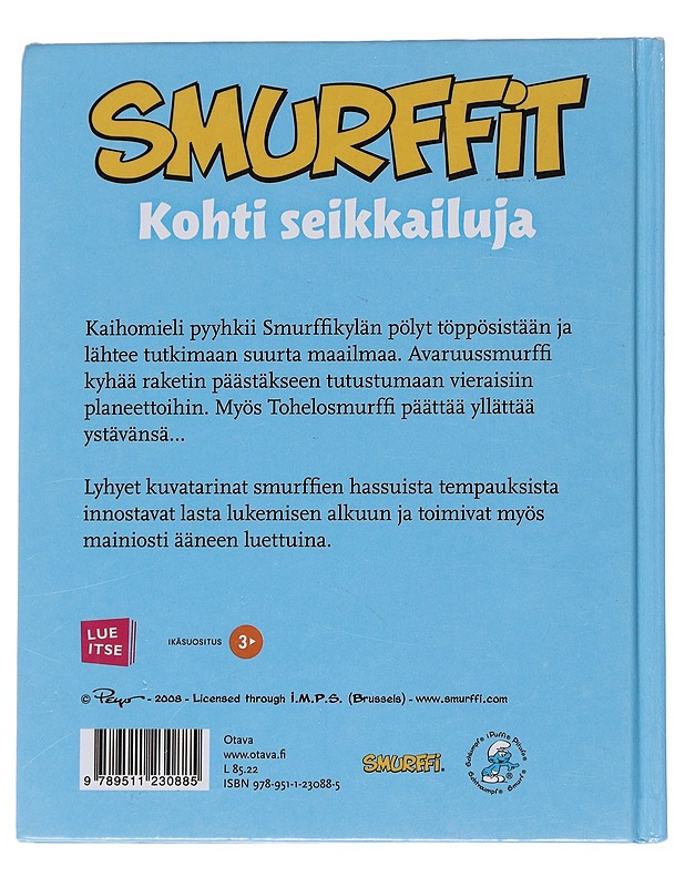 Smurffit: Kohti seikkailuja - Taina Aarne - Lastenkirjat - 10105570486 - 1