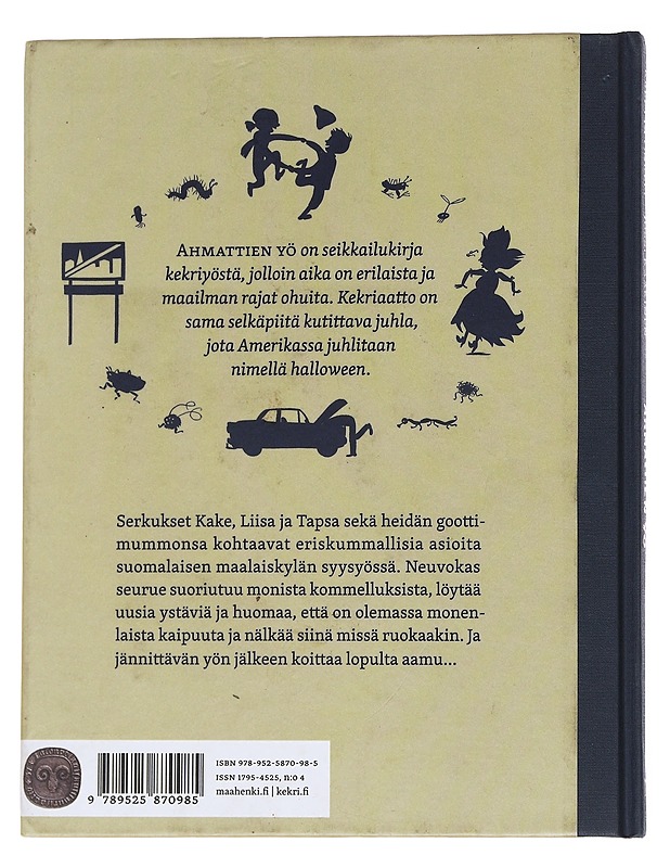Ahmattien yö / kekriseikkailu - Onkeli, Kreetta - Lastenkirjat - 10105570498 - 1