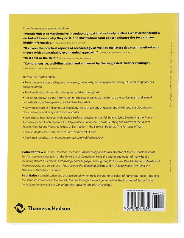 Archaeology : theories, methods and practice - Renfrew, Colin - Tietokirjat ja oppaat - 10105570575 - 1