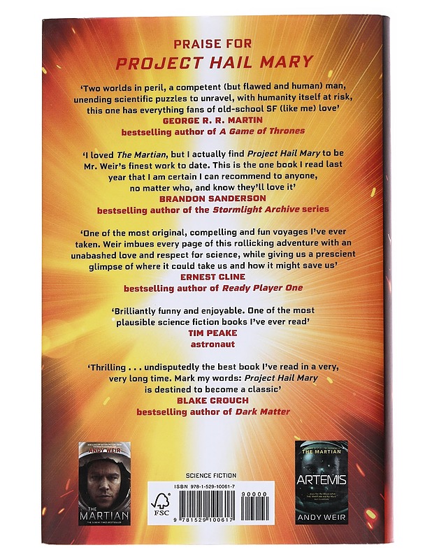 Project Hail Mary - Andy Weir - Fantasia- ja scifi - 10105570586 - 1