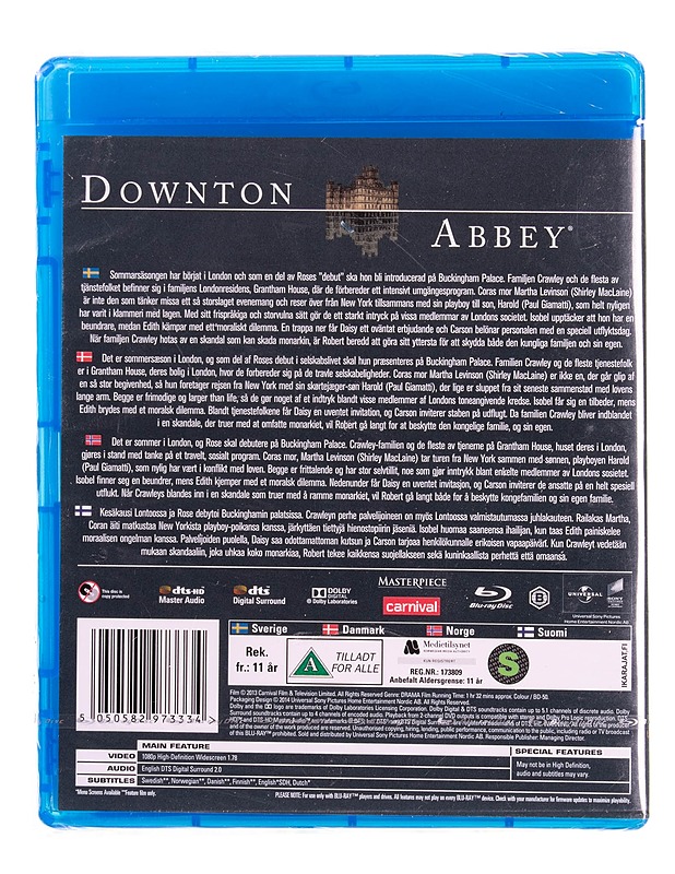Downton Abbey - Blu-ray - Blu-ray-levyt - 10105570594 - 1