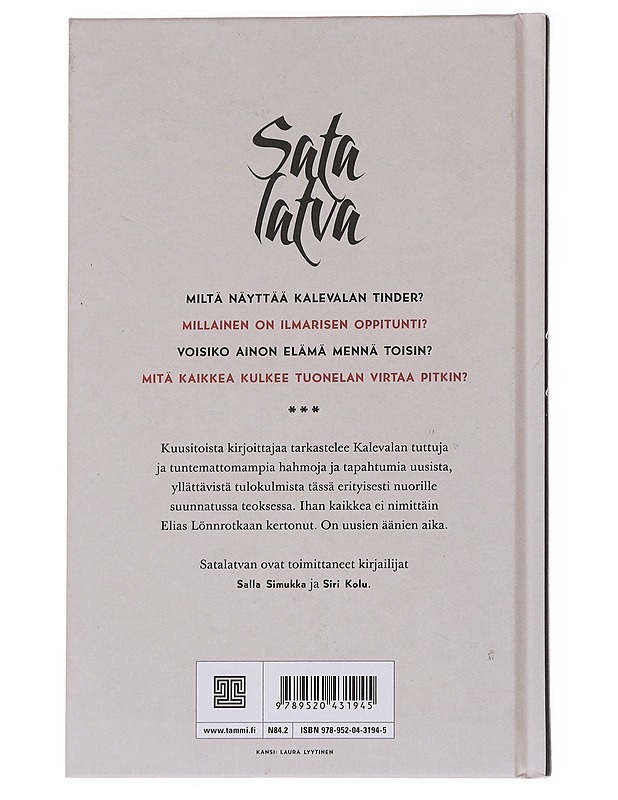 Satalatva / Kalevala uusin silmin - Auer, Ilkka - Nuorten kirjat - 10105570612 - 1