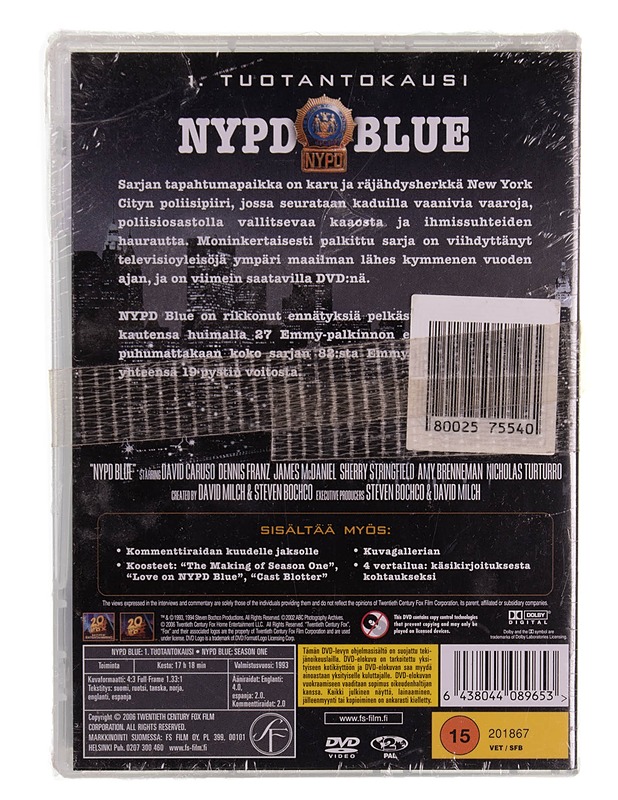 NYPD BLUE (tuotantokausi 1) - DVD  - DVD-elokuvat - 10105570623 - 1