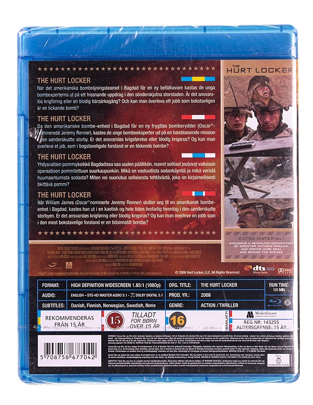 The hurt locker - Blu-ray - Blu-ray-levyt - 10105570648 - 1