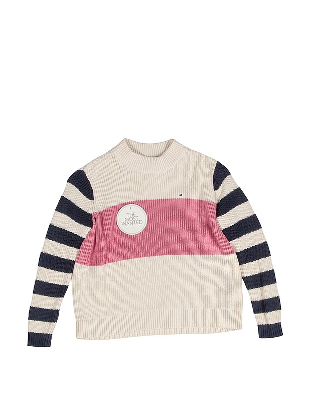 TOMMY HILLFIGER lasten puuvillaneule, 140 - Lasten vaatteet - 10105570655 - 0