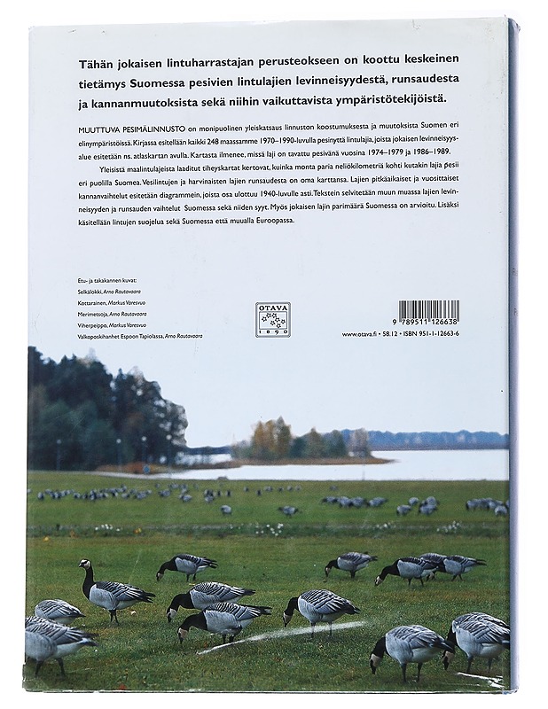 Muuttuva pesimälinnusto - Tietokirjat ja oppaat - 10105570669 - 1