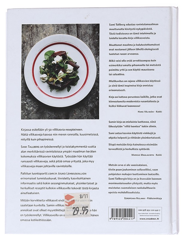 Villiyrttikeittokirja - Tallberg, Sami - Ruokakirjat - 10105570675 - 1