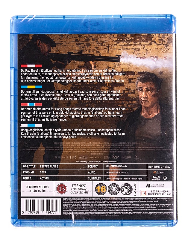 Escape plan / The extractors - Blu-ray - Blu-ray-levyt - 10105570673 - 1