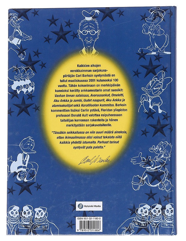 Vuosisadan ankat / Carl Barksin omat suosikit - Carl Barks - Sarjakuvat - 10105570729 - 1