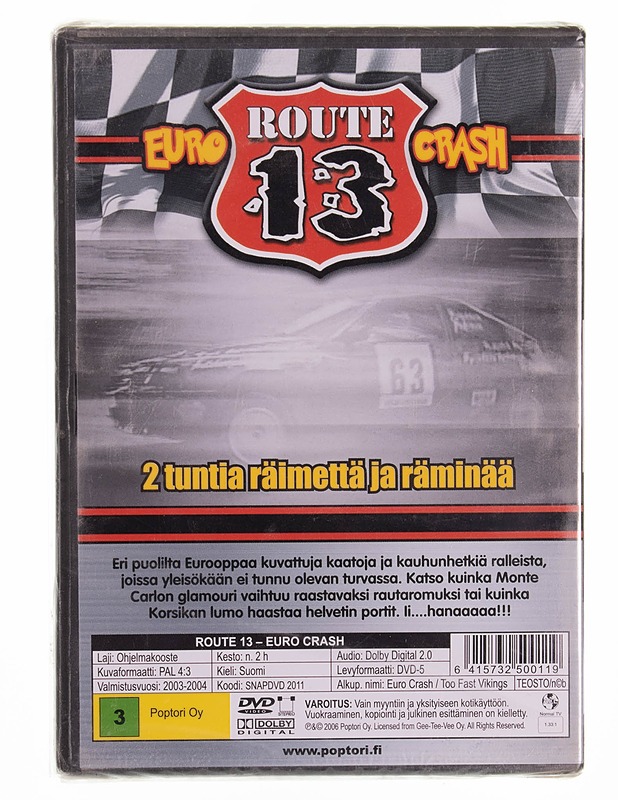 Euro Crash Route 13 DVD - DVD-elokuvat - 10105570740 - 1