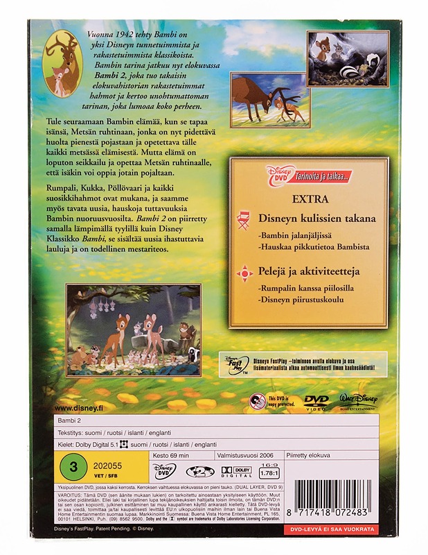 Bambi 2 - DVD-elokuvat - 10105570808 - 1