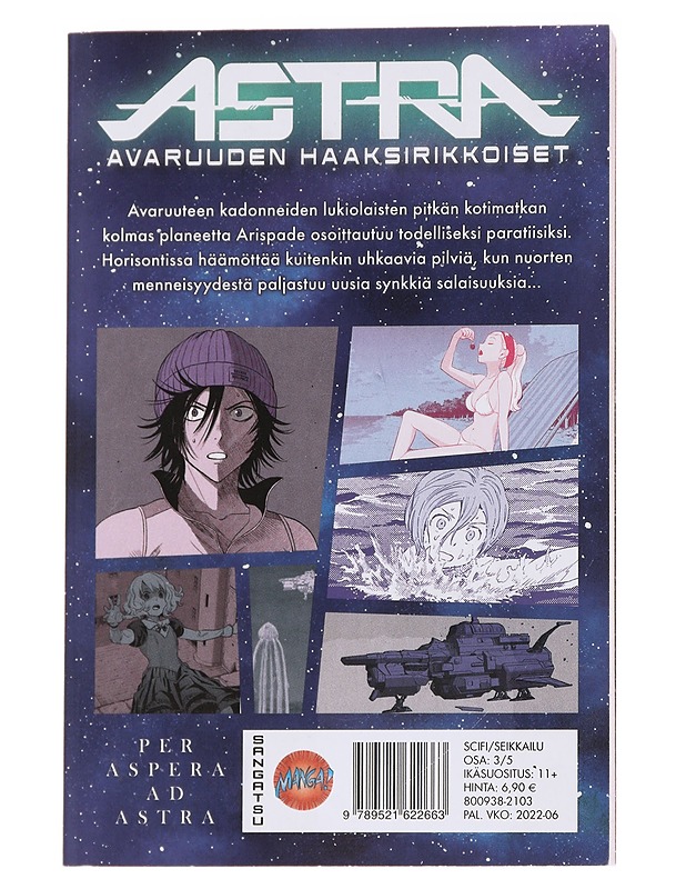 Astra / avaruuden haaksirikkoiset 3 Secrets - Shinohara, Kenta - Sarjakuvat - 10105570826 - 1