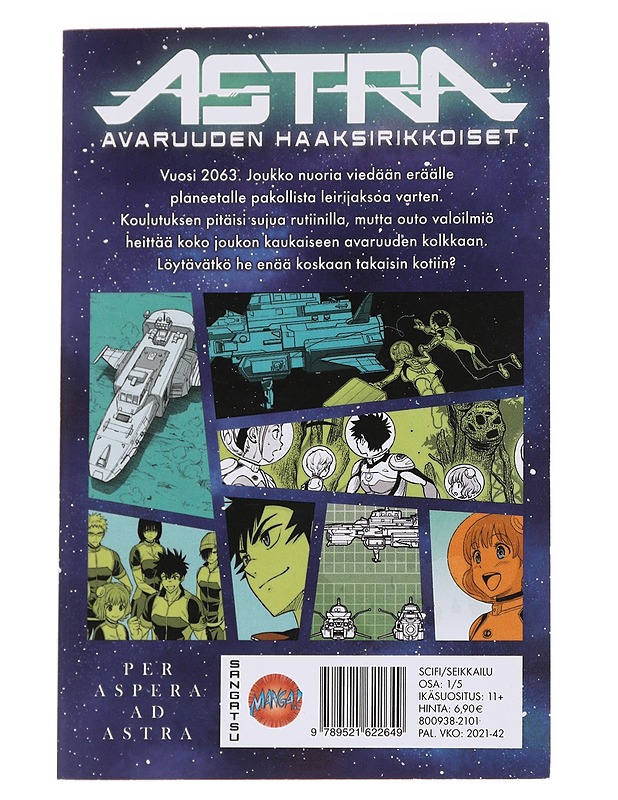 Astra / avaruuden haaksirikkoiset 1 Planet camp - Kenta Shinohara - Sarjakuvat - 10105570830 - 1
