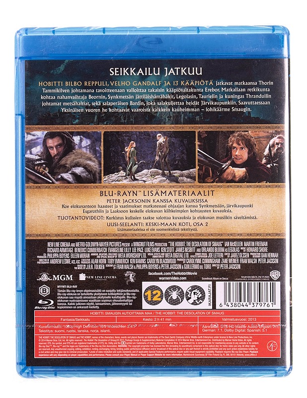 Hobitti : Smaugin autioittama maa - Blu-ray - Blu-ray-levyt - 10105570833 - 1