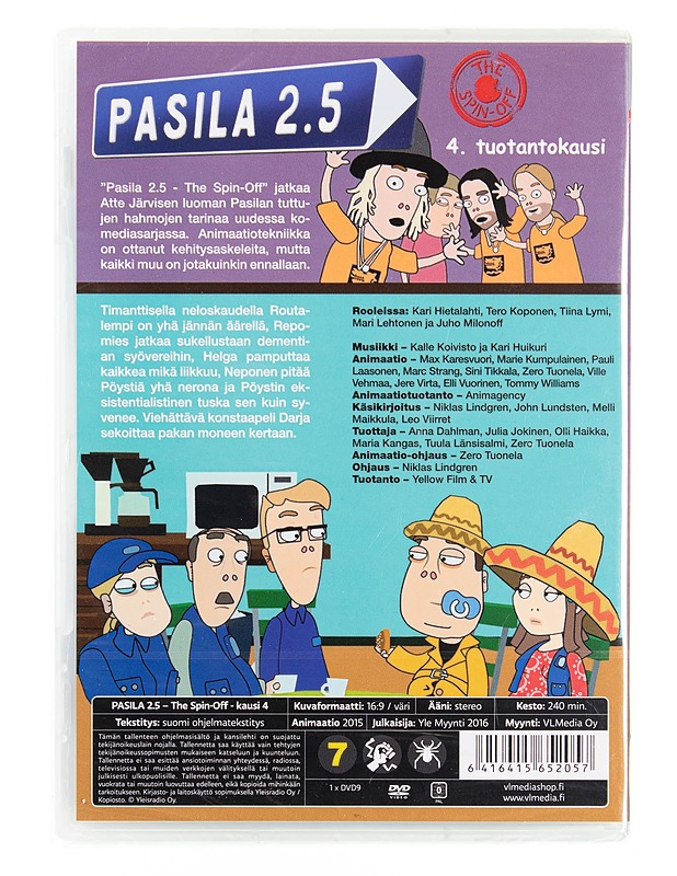 Pasila 2.5: The Spin-Off (kausi 4) - DVD - DVD-elokuvat - 10105570844 - 1