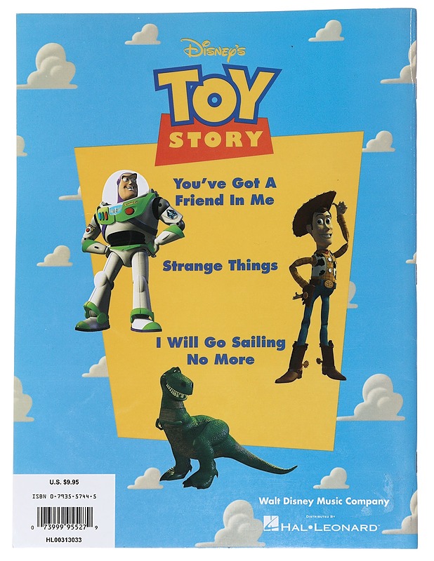 Toy Story nuottikirja - Disney - Lastenkirjat - 10105570846 - 1