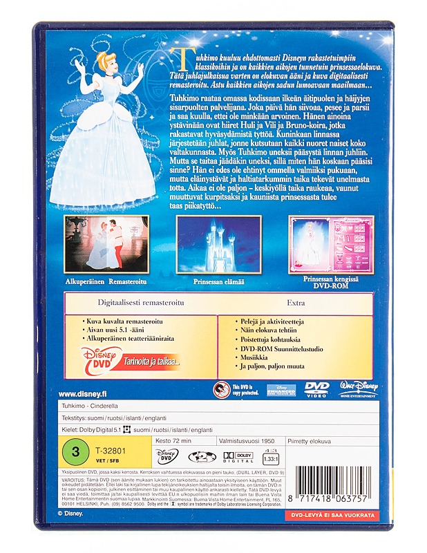 Tuhkimo - DVD - DVD-elokuvat - 10105570856 - 1