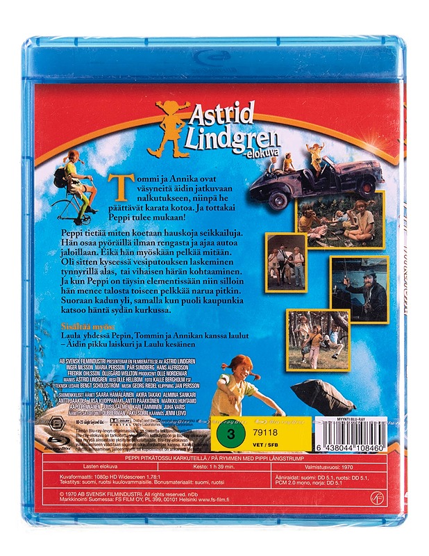 Peppi Pitkätossu karkuteillä - Blu-ray - Blu-ray-levyt - 10105570886 - 1