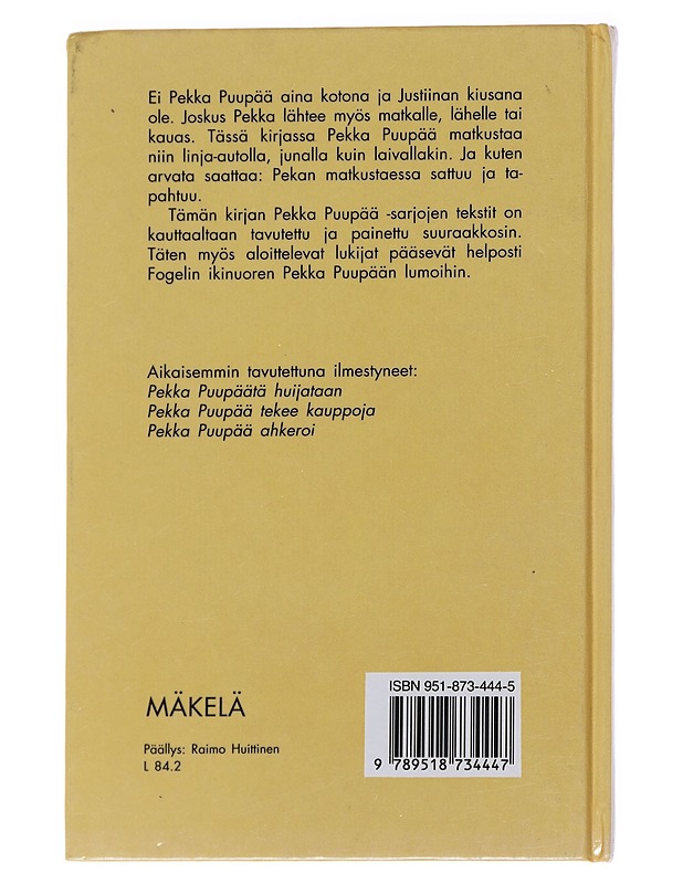 Pekka Puupää matkustaa - Fogeli - Lastenkirjat - 10105570910 - 1