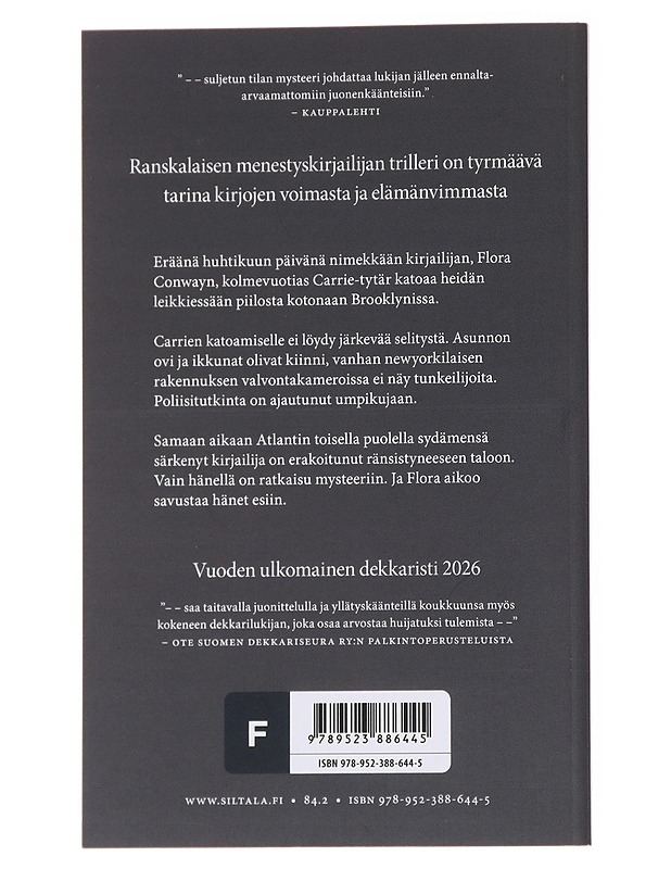 Elämä on romaani - Musso, Guillaume - Romaanit ja novellit - 10105570930 - 1