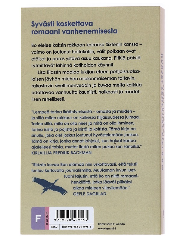 Kurjet lentävät etelään - Ridzén, Lisa - Romaanit ja novellit - 10105570937 - 1