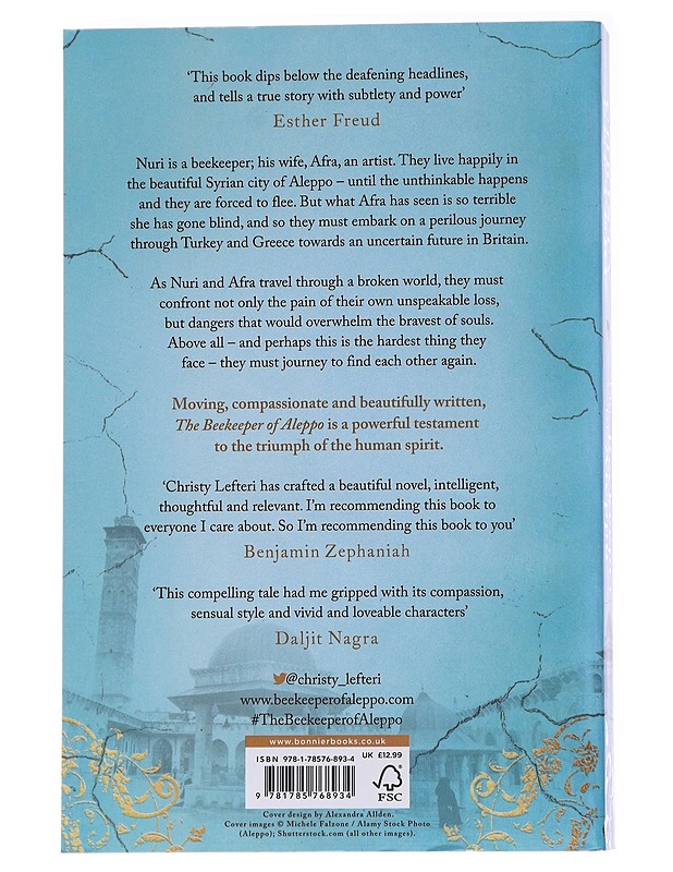 The beekeeper of Aleppo - Christy Lefteri - Romaanit ja novellit - 10105570944 - 1